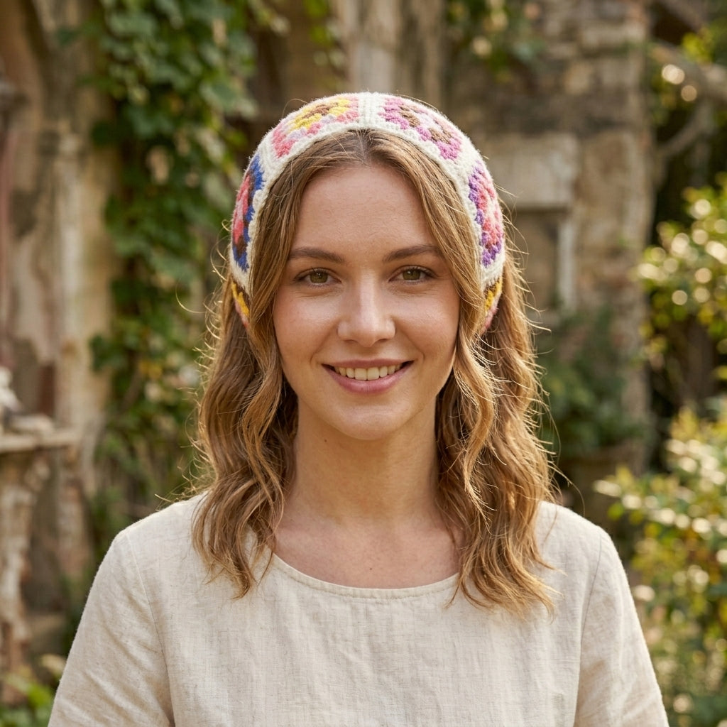 Granny Square Bonnet