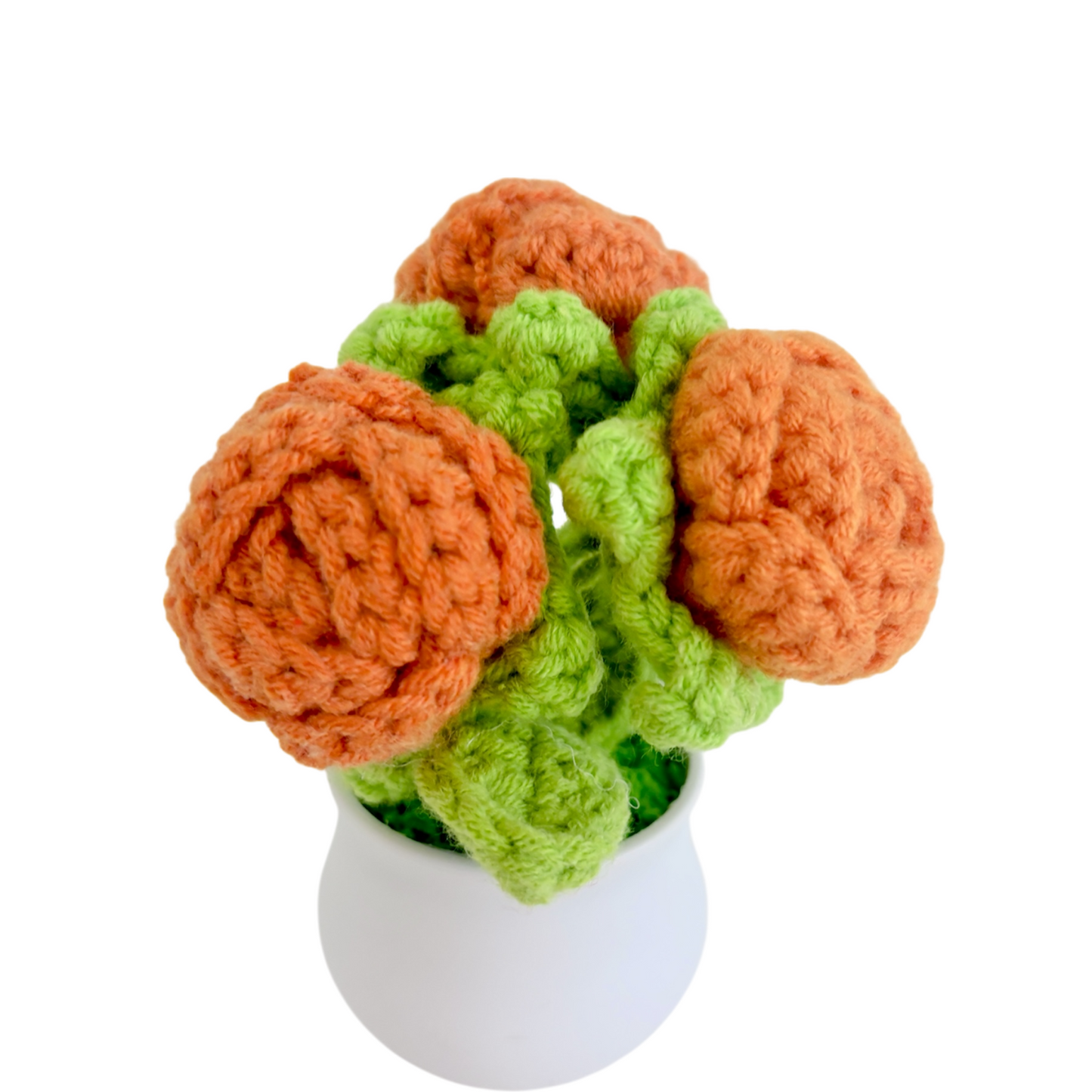 Handmade Crochet Flower in Pot