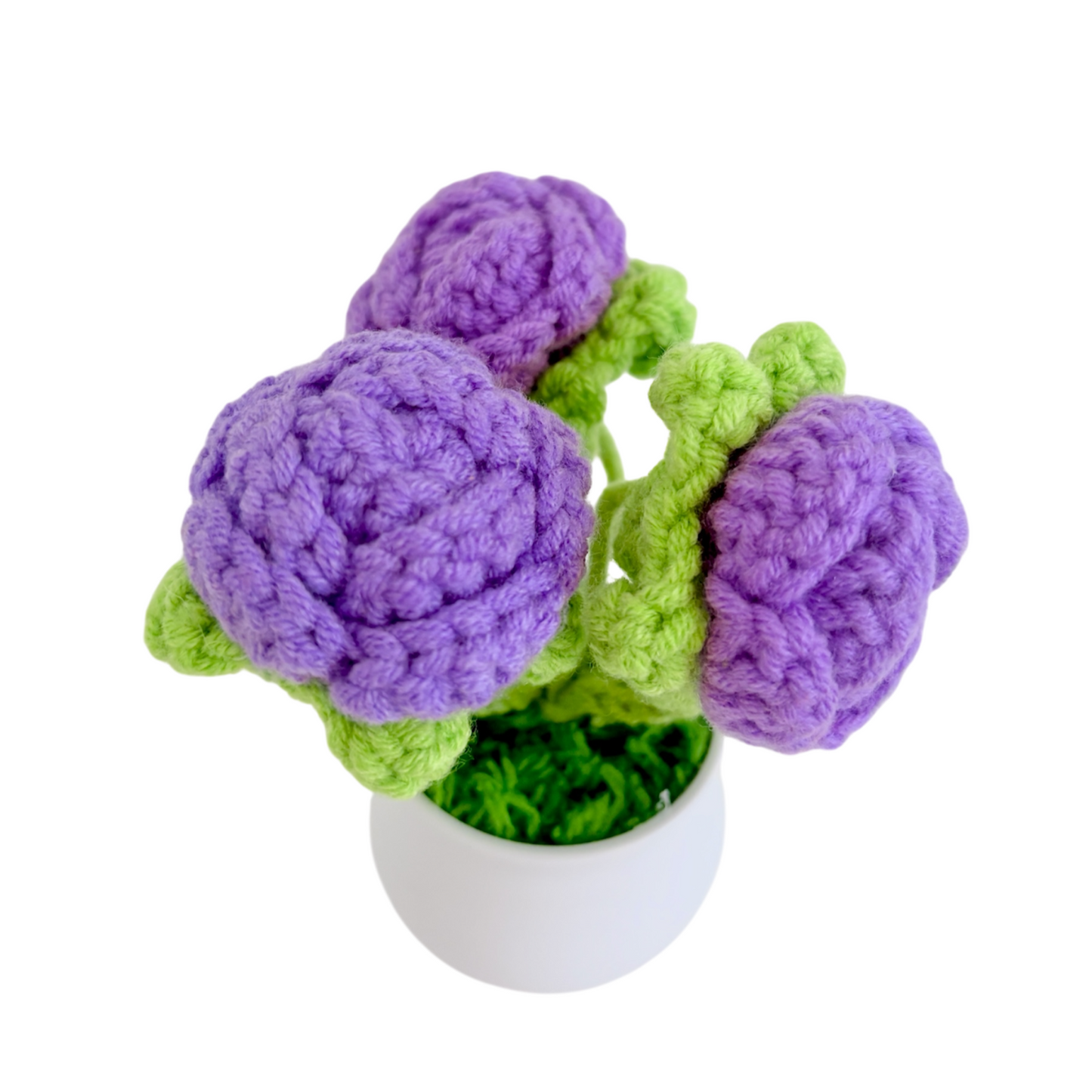 Handmade Crochet Flower in Pot