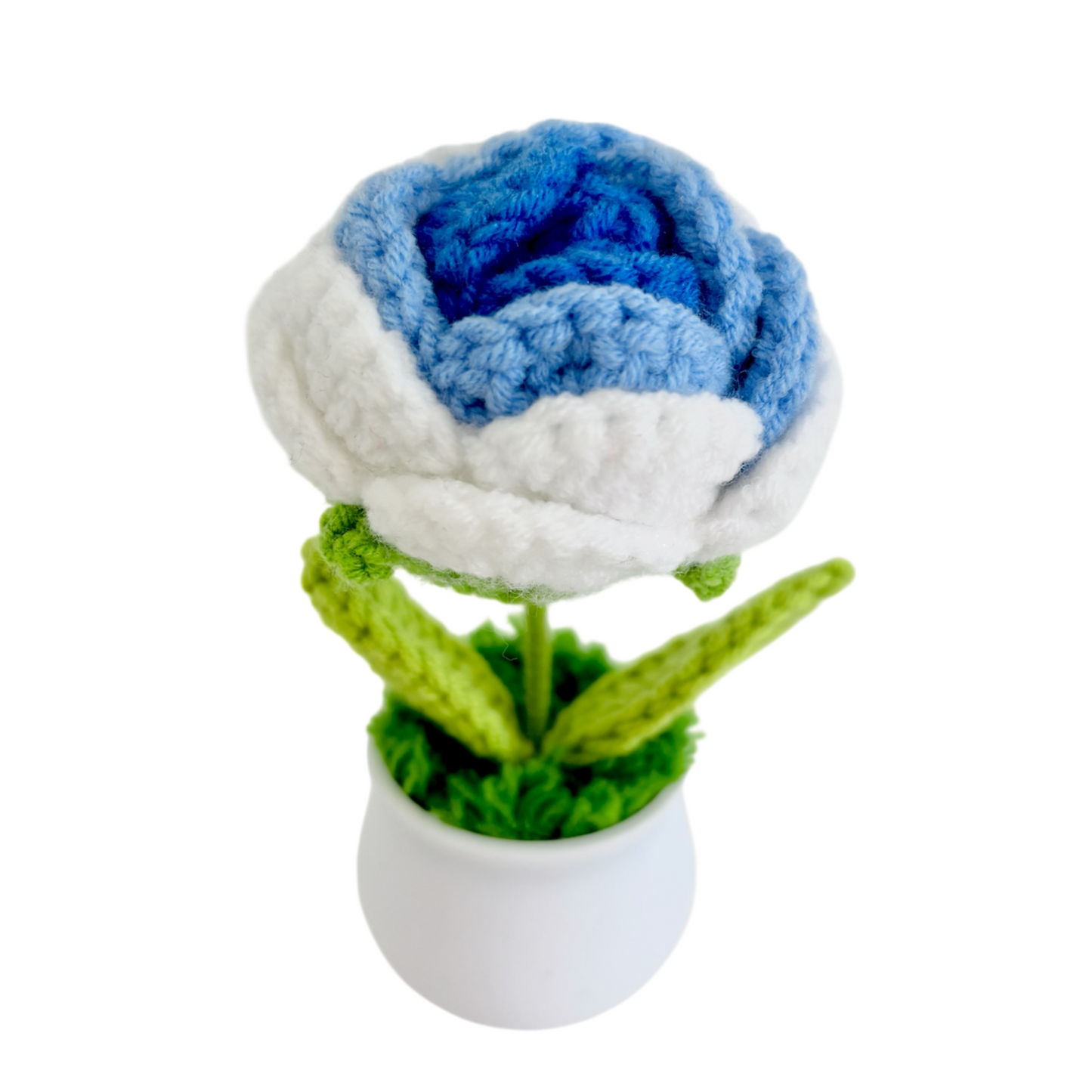Handmade Crochet Flower in Pot