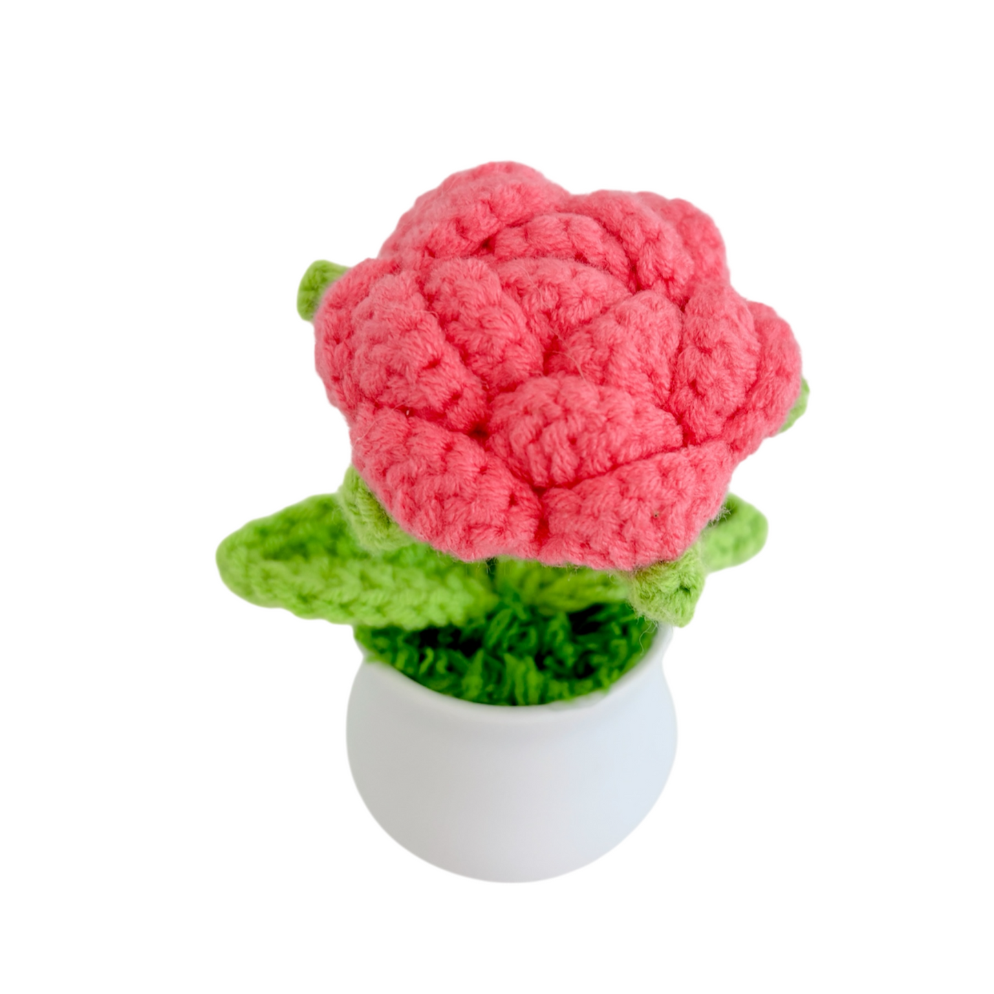 Handmade Crochet Flower in Pot